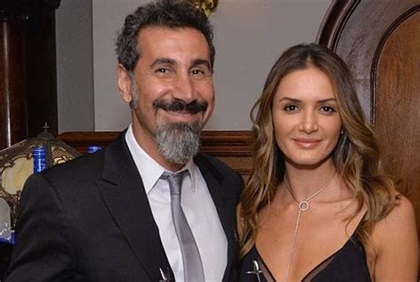 Angela Madatyan and husband Serj Tankian .